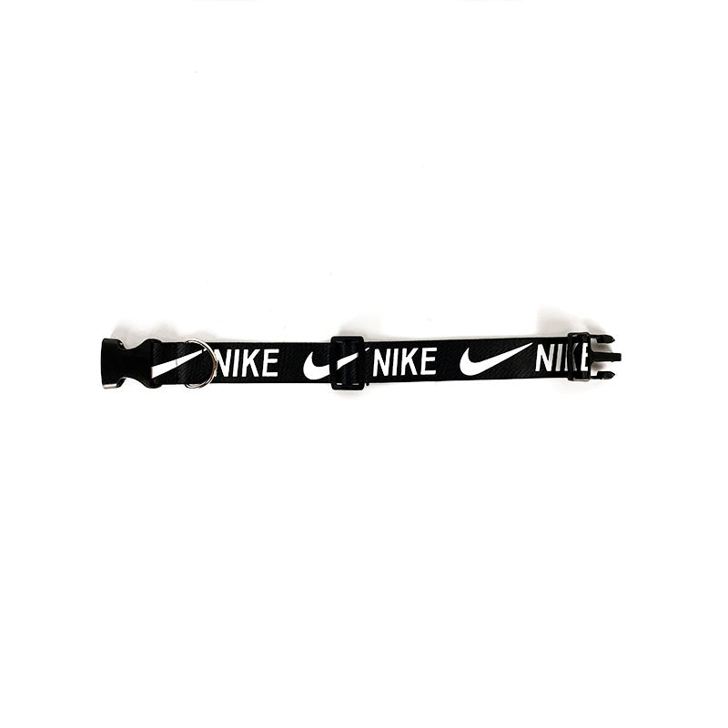 Collier et laisse noir Nike pour chien