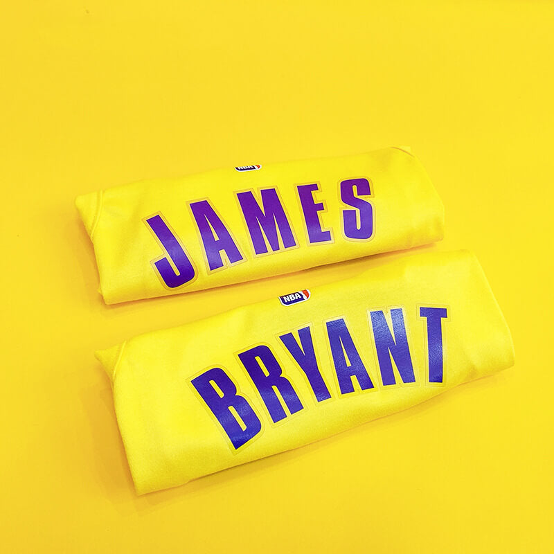 Vêtements pour chien Yellow Lakers Basketball Design - Bouledogue Mania