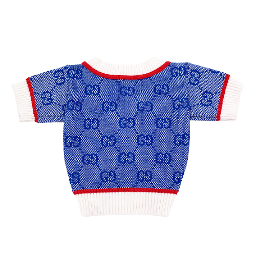 Pull pour chien bleu Gucci