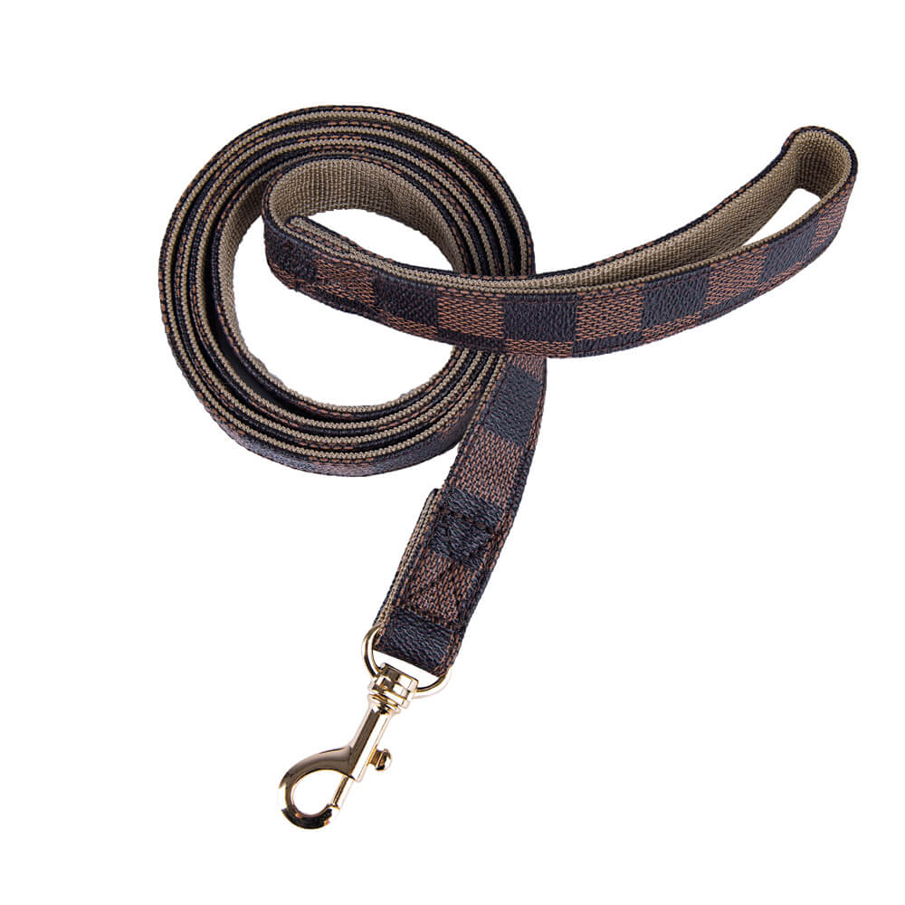 Collier de chien réglable en cuir de PU pour chien et chat. - Bouledogue Mania