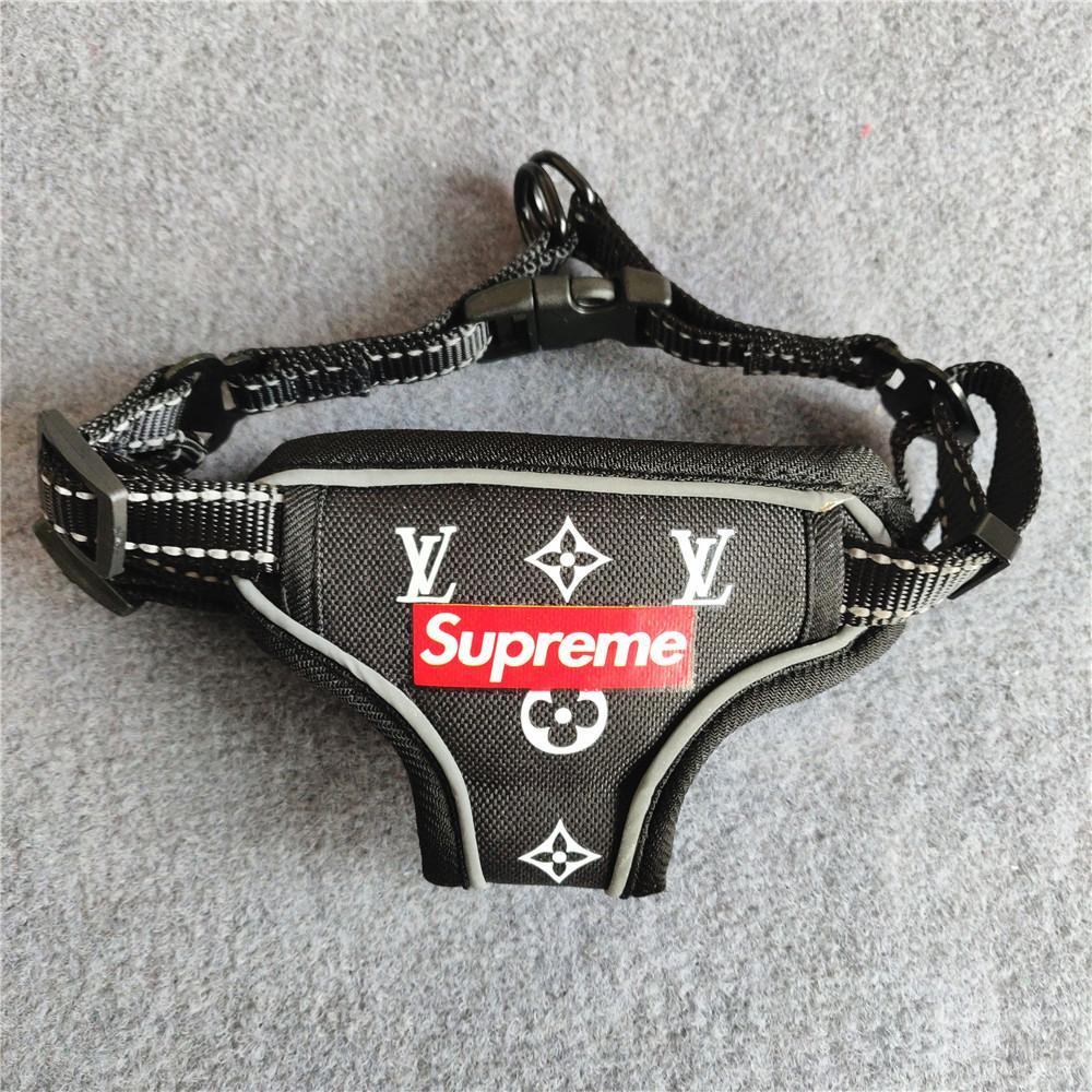 Pupreme Box Logo harnais laisse set lv 236# - Bouledogue Mania