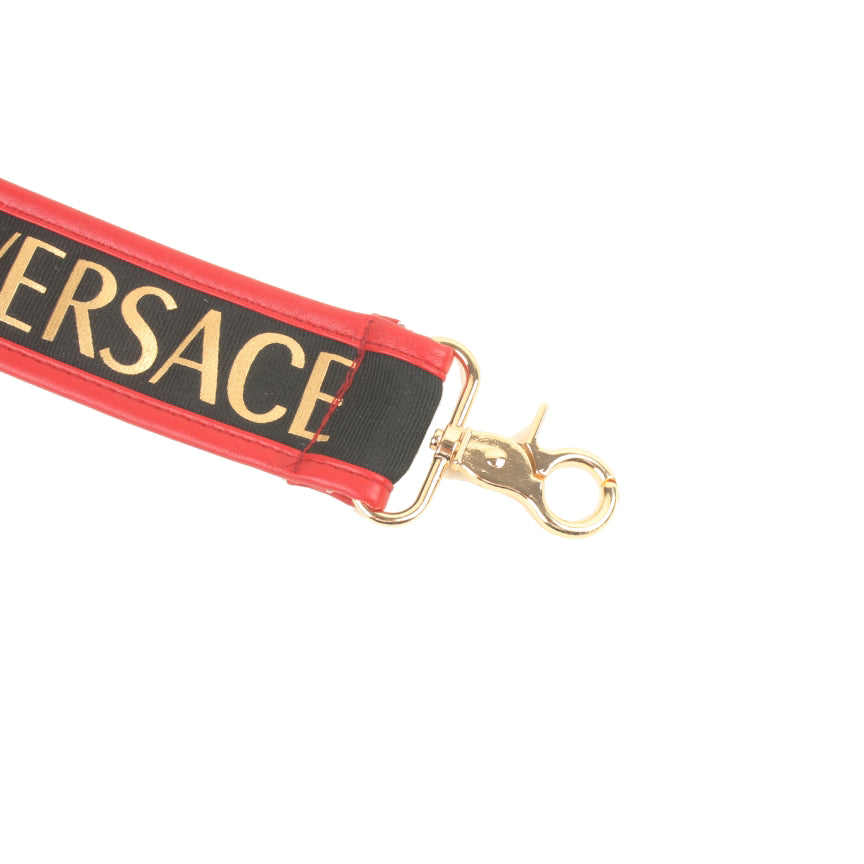 Collier, harnais et laisse Versace Rouge/Noir