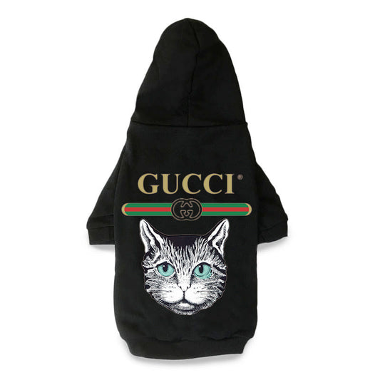 Pawcci Cat - Sweat à capuche noir