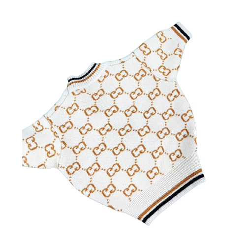 Pull beige pour chien Gucci