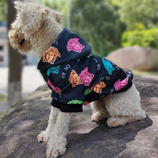 Sweat à capuche Medusa pour chiens de grande taille, petits et moyens chiens et chats - Bouledogue Mania