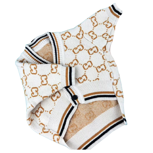 Pull beige pour chien Gucci