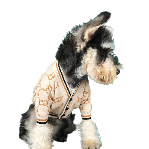 Pull beige pour chien Gucci