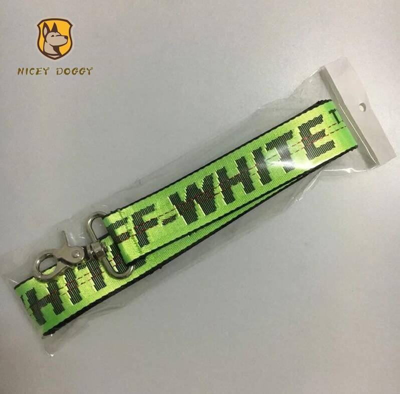 OFF-WHITE collier chien laisse set réglable 2006# - Bouledogue Mania