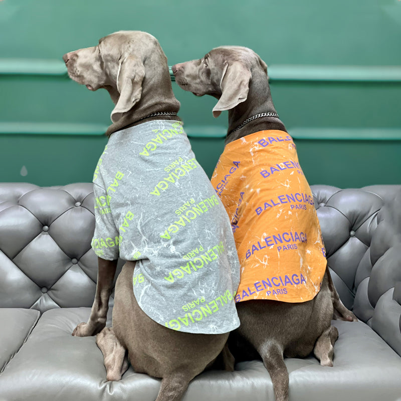 Vêtements d'été pour chiens de grande taille à la mode et au design classique - Bouledogue Mania