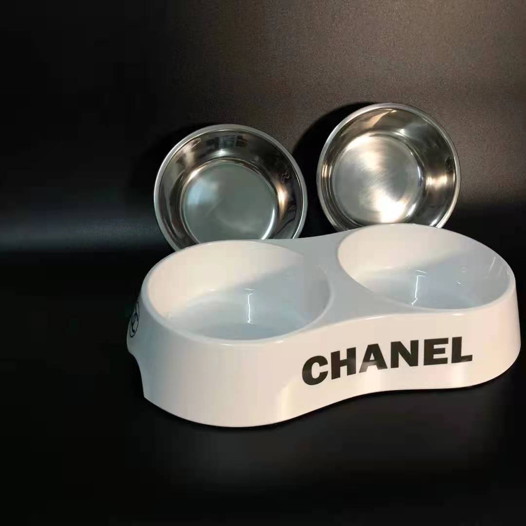 Gamelle double Chanel blanche