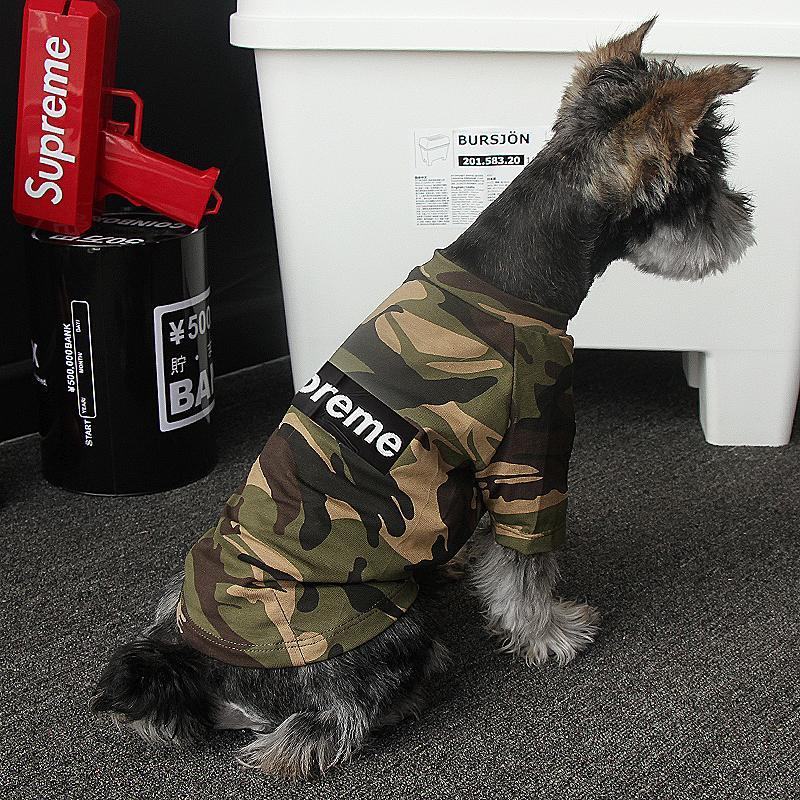 T-shirt pour chien Camo Pupreme (Vente limitée) | -170# - Bouledogue Mania