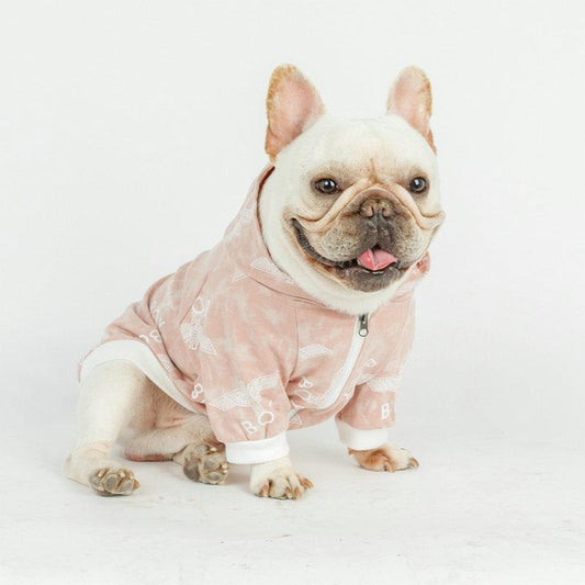 Boy Dog Hooded Jacket Pup Hoodies Coton-104# - Bouledogue Mania