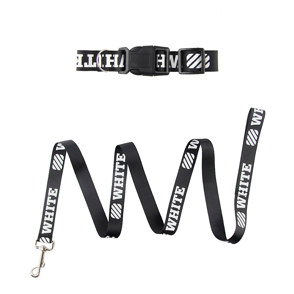 Collier et laisse OFF-WHITE noir