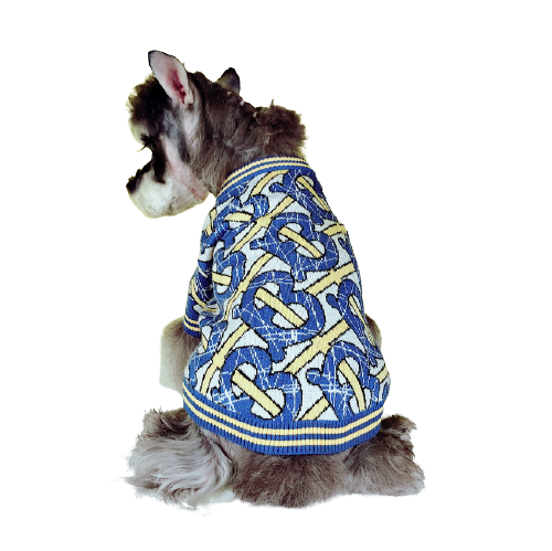 Pull Burberry Bleu pour chiens