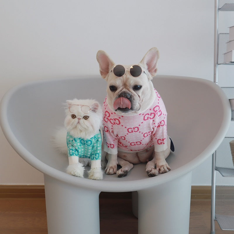 Pull pour chien classique tendance pour petits et moyens chiens et chats - Bouledogue Mania