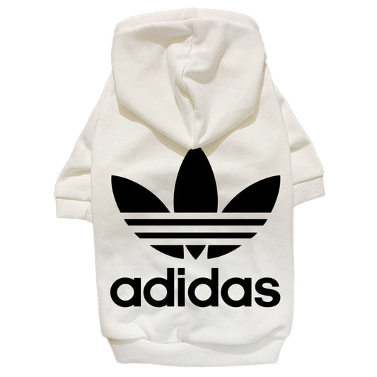 Pawdidas Originals - Sweat à capuche blanc avec logo