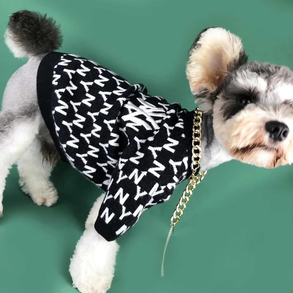 Pull pour chien Yankees Haute qualité | Hiver Nouveau w065# - Bouledogue Mania