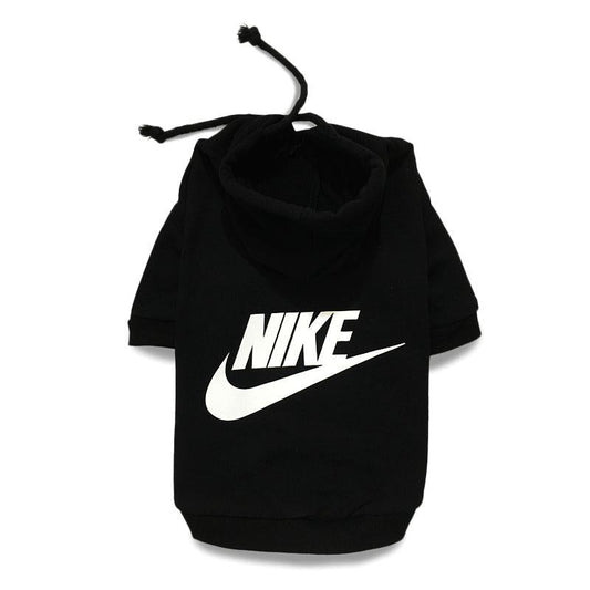 Sweat à capuche noir Nike pour chien