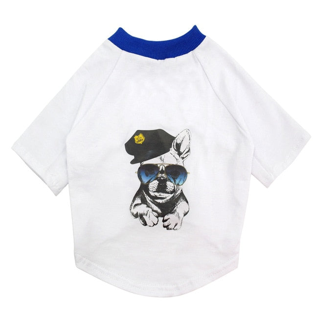 T-shirt pour chien policier