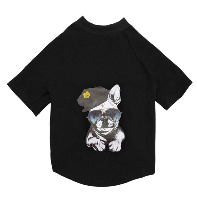 T-shirt pour chien policier