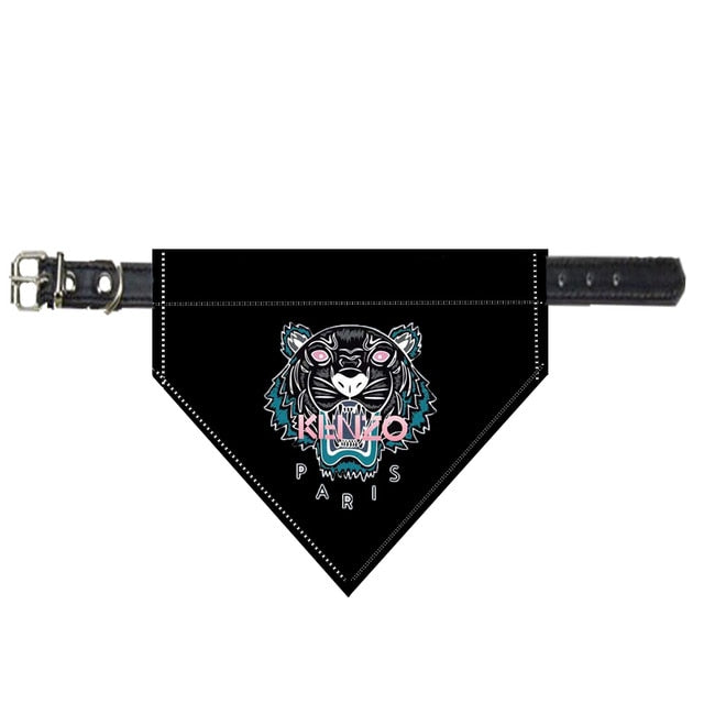 Collier Bandana Kenzo Noir/Bleu