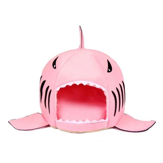 Shark Pet Bed Warm Pet Products Soft Cartoon House For Cat Washable Puppy Bed Winter Dog Cushion - Bouledogue Mania