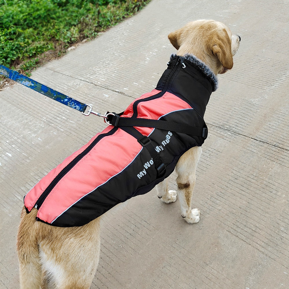 Gilet imperméable réfléchissant à ceinture détachable