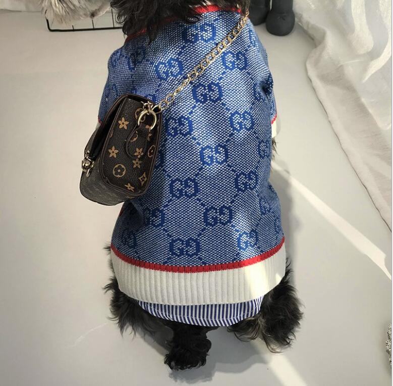 pucci Pull pour chien bleu ( NEW HOT ) | -W085#